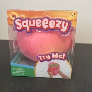 Viral Sunny Days Jumbo Squeezy Peach – Squishy Toy, Stress Relief Sensory Fun 🍑